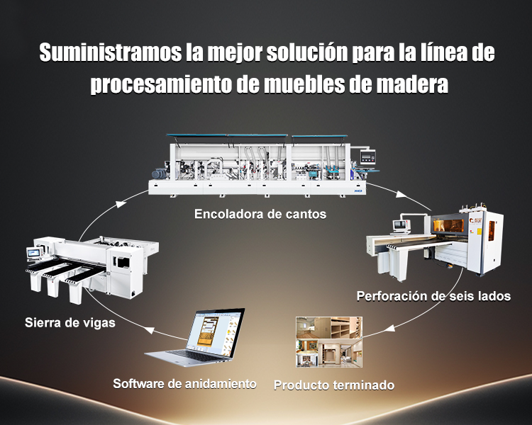 Línea de procesamiento de muebles de madera (2)