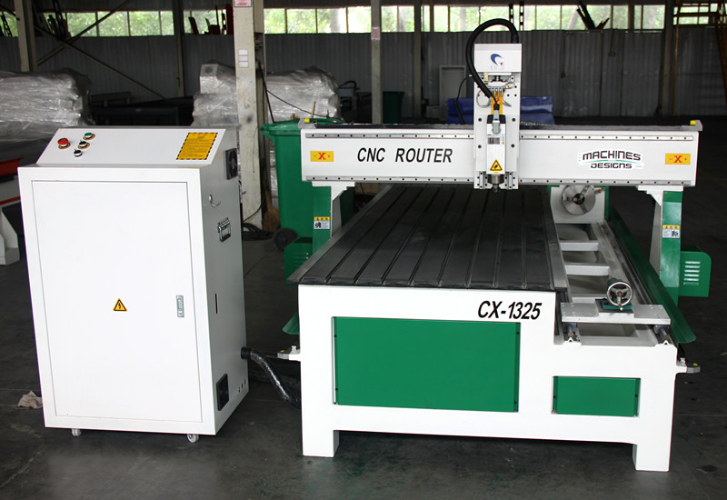 Superstar CNC CX - 1325 Máquina de grabado cilíndrico lateral para carpintería