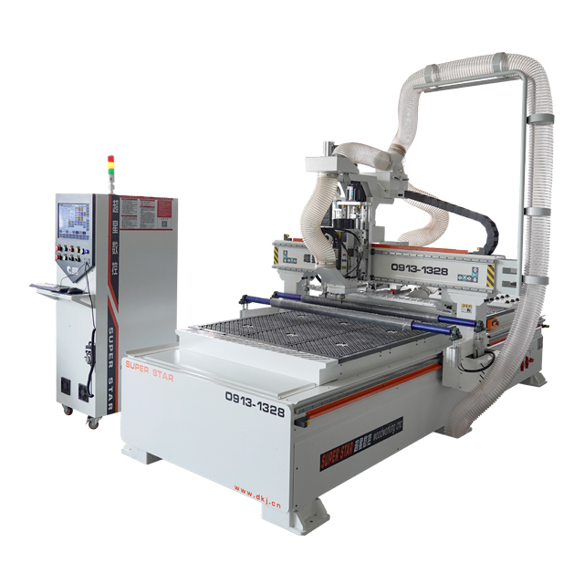 Máquina de corte automático de madera automática de enrutador CNC de alto rendimiento 1328 ATC