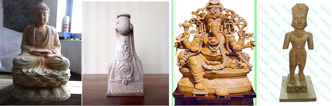 Muestra de la m&aacute;quina de grabado tridimensional de cinco ejes